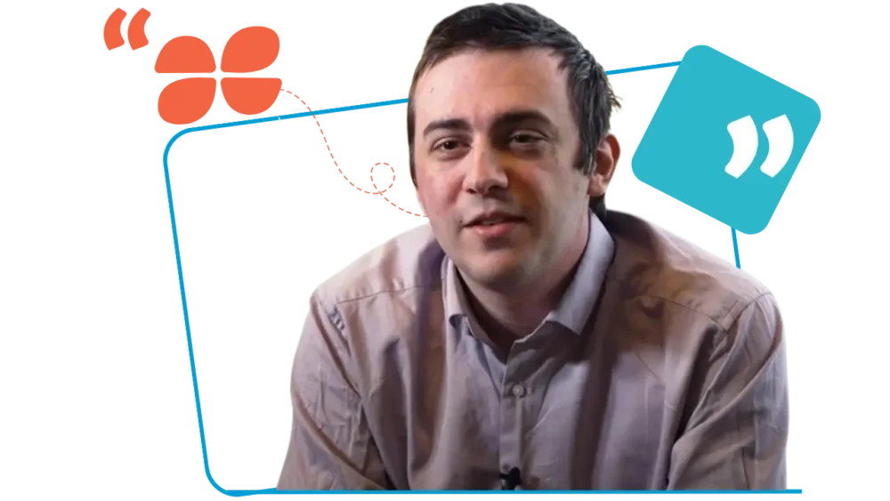 Portrait de Michel Darrieutort, gestionnaire de paie, témoignant des gains de temps apportés par la solution My Silae.