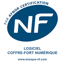 Certification NF - Logiciel coffre-fort numérique